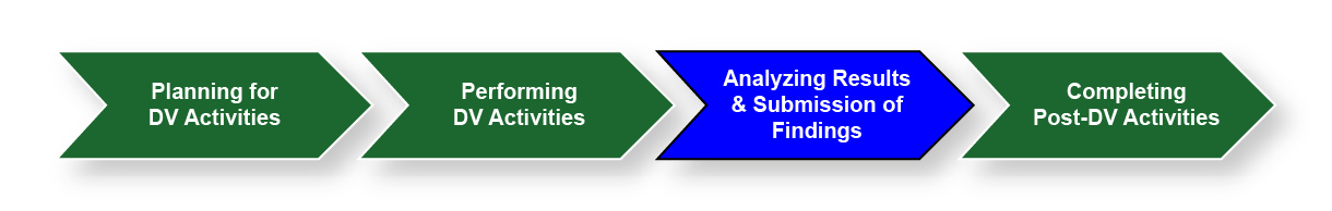 Third DV phase, Analyzing Results & Submission of Findings